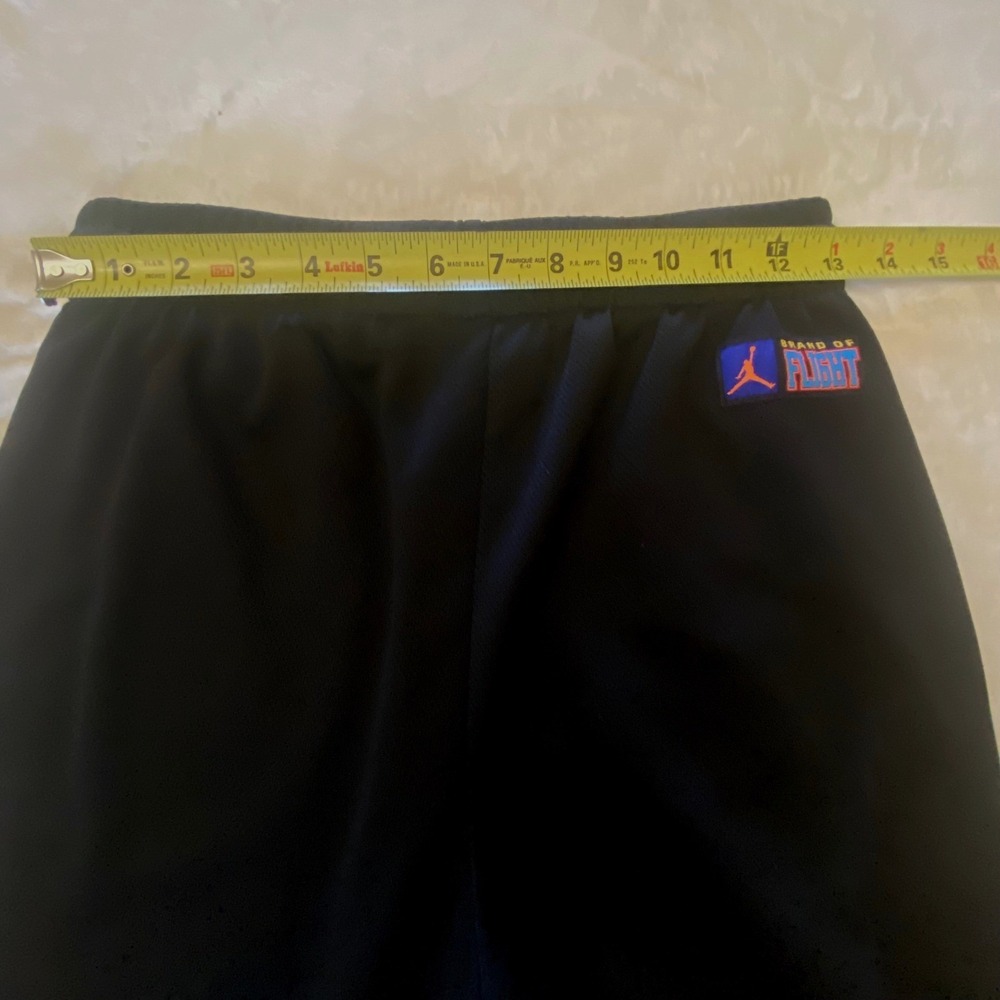 Nike Jordan Patch Pack Kids Shorts XL 13-15 yr old Black Basketball Flame - Picture 6 of 8